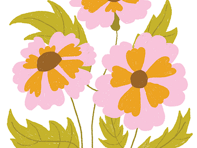 Floral floral flowers illustration