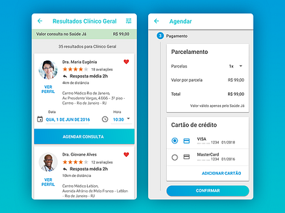 Saúde Já App app doctor health home homepage landing material design medicine site ui ux