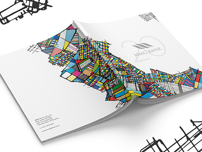 Financial Report - MMG Bank 2017 brand branding design editorial editorial design graphic design illustration print publication vector