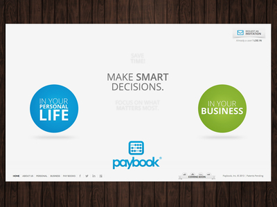 Paybook Site app design finances homepage site startup web