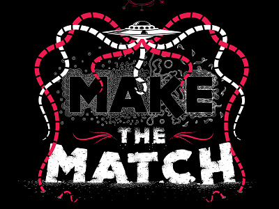 Make the Match digitalinvaders draw illustration vector