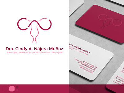 Gynecologic Oncologist Identity branding business cards color gynecology icon identity letters logo logo design medical oncology palette rebrand vector