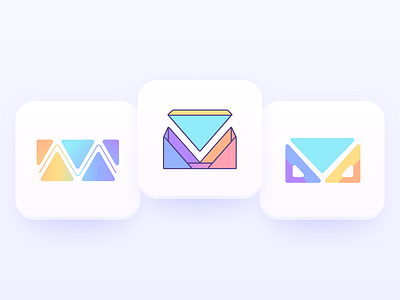 E-mail App Logo Exploration app branding design concept email exploration icon logo