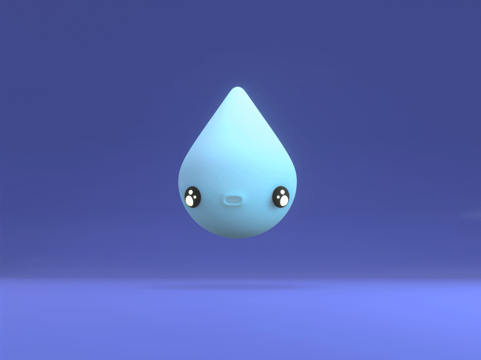 Little drops of rain! animation blender blender3d character drops physics rain raining