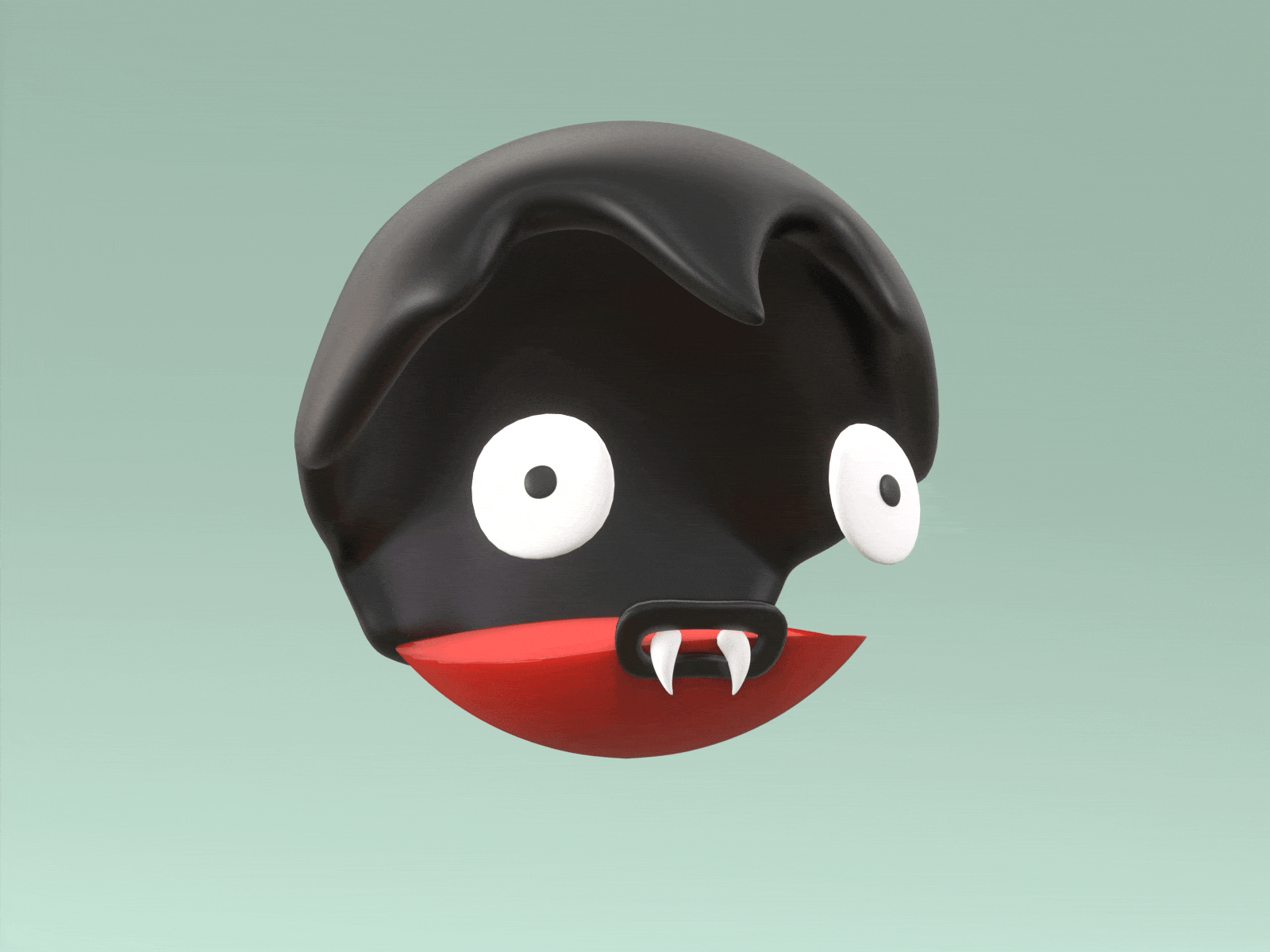 Refill Please! 3d animation blender character cute horror illustration loop october vampire