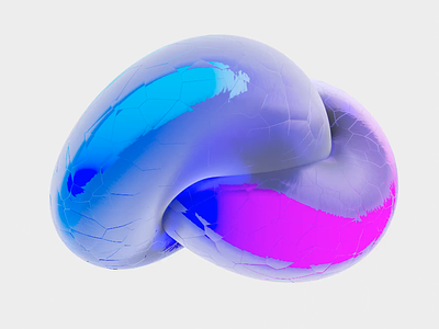 Torus knot 3d animation blender colors illustration knot loop render