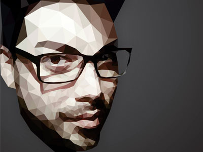 Low Poly Matheus art design digital geometry illustration low poly photoshop polygon portrait