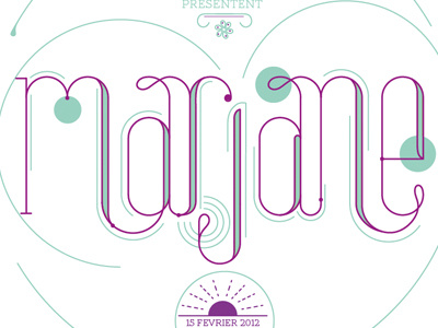 Marjane03 announcement birth illustrator type