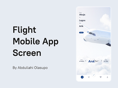 MOBILE APP FOR AIRLINE app design ui ux