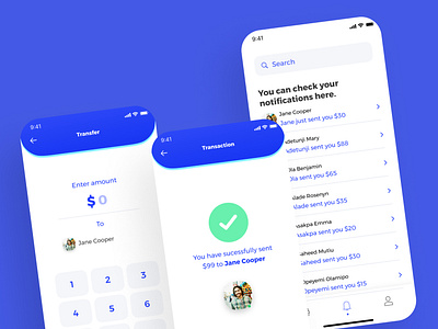 E-WALLET AND FINANCE MONEY APP ONBOARDING SCREENS app design illustration typography ui ux