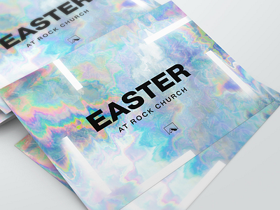 Easter Series abstract church design church marketing church series colorful cross easter good friday holographic motion photoshop sans serif texture