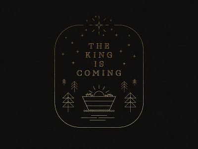 The King Is Coming adobe illustrator adobe photoshop christmas church design concept design graphicdesign illustration photoshop social media design texture typography vector vector art