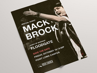 Mack Brock Poster adobe illustrator adobe photoshop bold font church church design church marketing concept art concept design dark elevation graphicdesign helvetica neue illustrator marketing nightofworship photoshop poster poster design typography worship