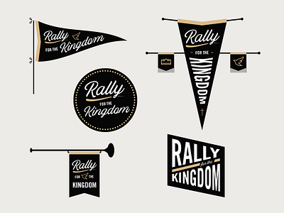 Rally For The Kingdom adobe illustrator church church design concept design design graphicdesign illustration logo typography vector