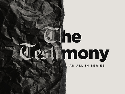 TheTestimony Series