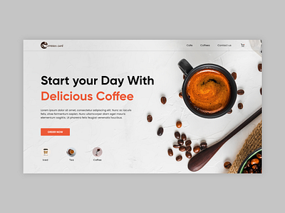 Coffee Shop Landing Page