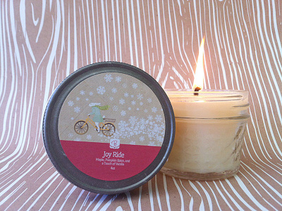 Bicyclette.com Candle Label - Joy Ride