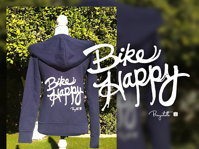 Bicyclette Bike Happy Hoodie apparel marketing product