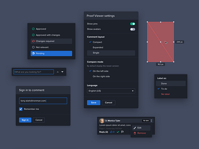 Ziflow - UI components