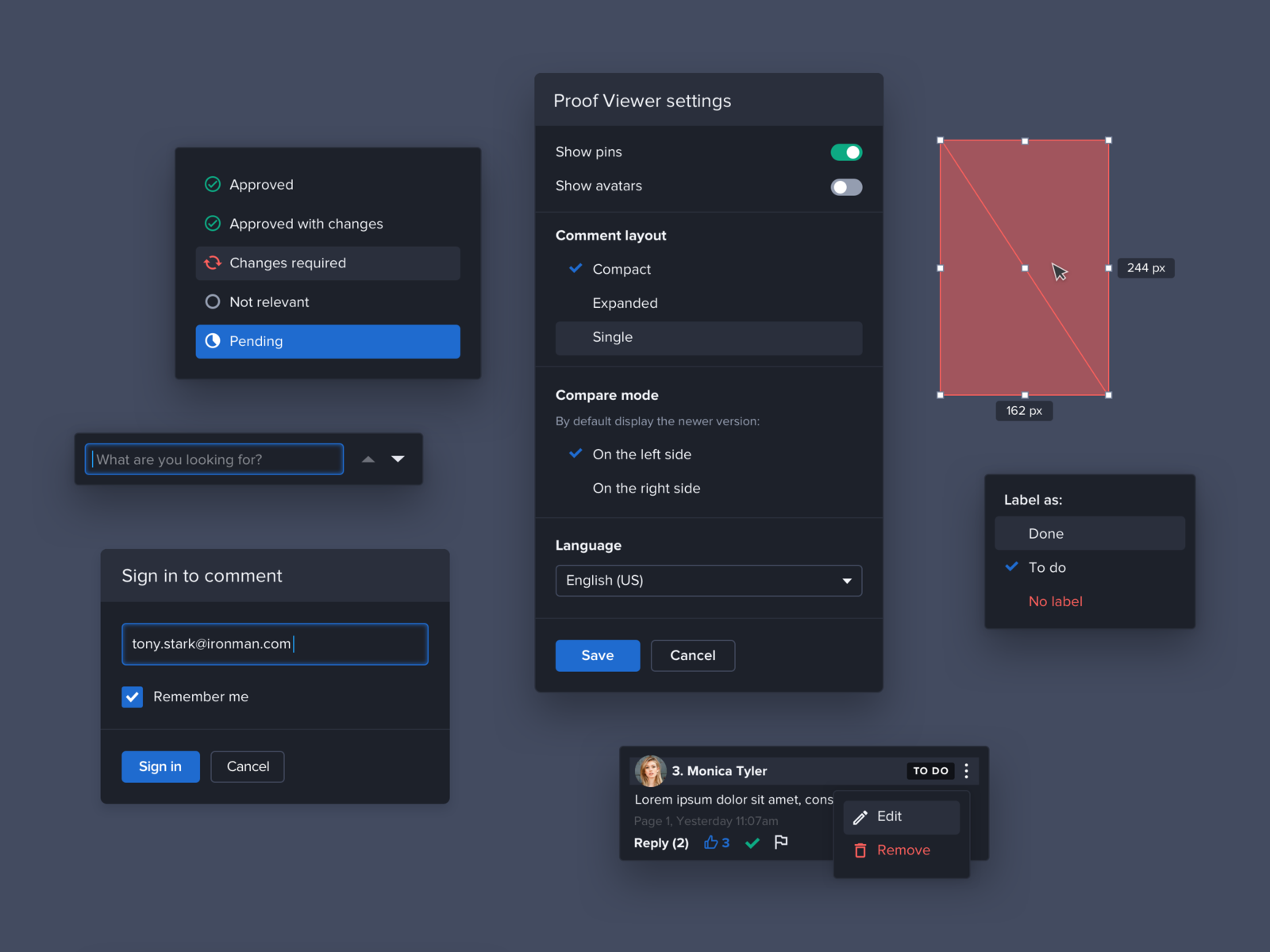 Ziflow - UI components by Raf Nastaly on Dribbble