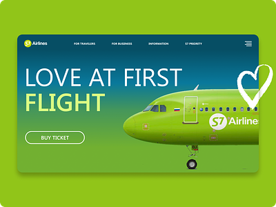 S7 Airlines concept branding design graphic design ui