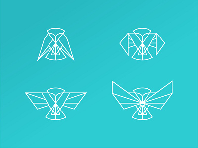 Service Tier Icons animal bird brand clean csm customer success design drawing icon illustration line minimal owl set tiers vector