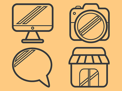 First Stab at Icons design icon