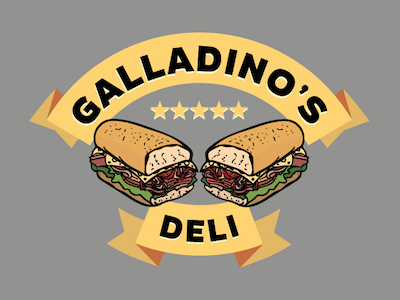 Galladino's Deli deli design logo