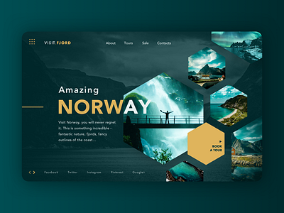 Beautiful Norway layout layoutdesign web web design webdeisgn