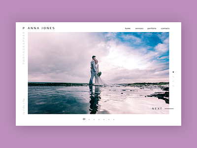 Photographer website concept design layout layoutdesign ui ui design ui designer uidesign uidesigner web web design webdeisgn webdesigner