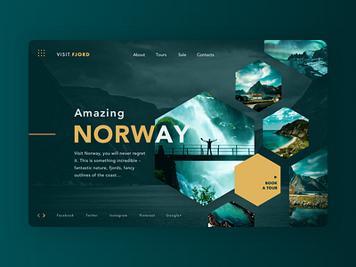 Beautiful Norway desiginspiration design landing landing page concept layout layoutdesign ui ui design ui designer uidesign uidesigner web web design webdeisgn webdesigner