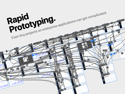 Prototype connections 🤯 app complex complicated connections enterprise links prototype ui web