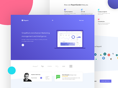 Agency Home/landing page