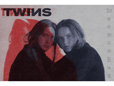 Twins Poster design poster typography
