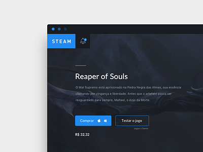 Steam Redesign interface redesign sketch steam ui ux