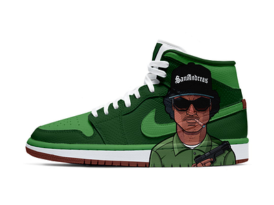 GTA San Andreas - NIKE art character design fanart gta nike sneakers