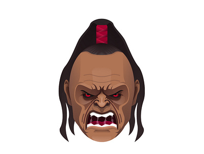 Mortal Kombat - Goro 2d 2d art 2d character art character design face fight game hero illustration illustrator mortalkombat vector