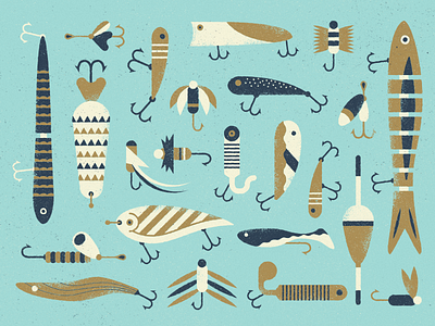 Fishing Lure designs, themes, templates and downloadable graphic elements  on Dribbble