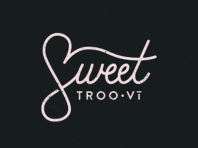 Sweet Troo • Vi branding typography