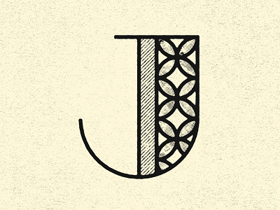 J j typography