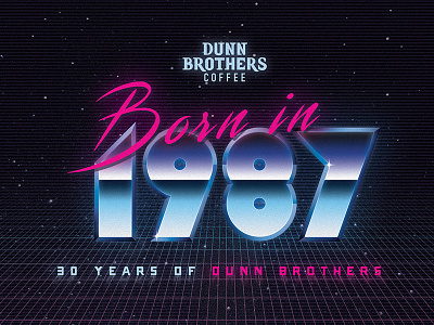 30th Anniversary Identity 80s