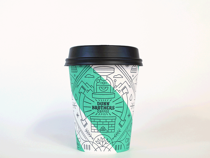 Holiday Cups coffee cup holiday illustration