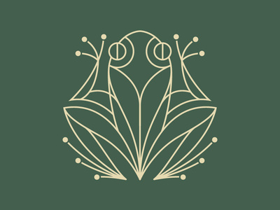 Coffe Origin - Costa Rica frog coffee illustration