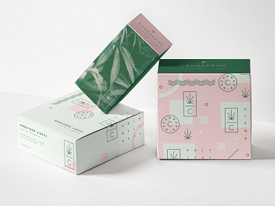 Cannaprime cannabis identity packaging