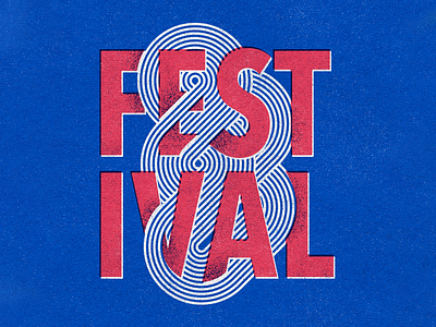 Festival 2020 festival line logo typography