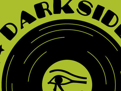 REKKIDS darkside eye illustrator logo records store
