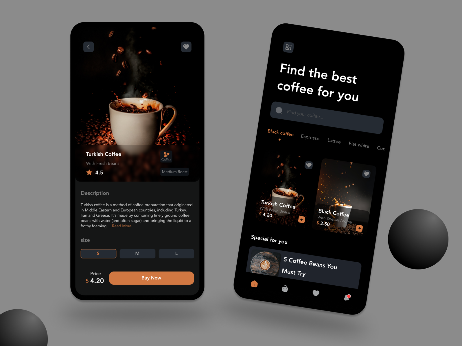 Coffee App By Rowan Aly On Dribbble