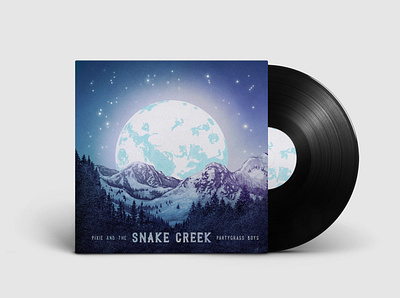 Snake Creek Album Cover album art bluegrass cover design illustration