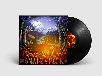 Snake Creek Full Album album art design illustration typography