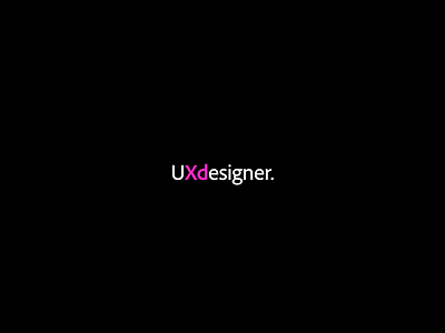 UX Designer with XD icon